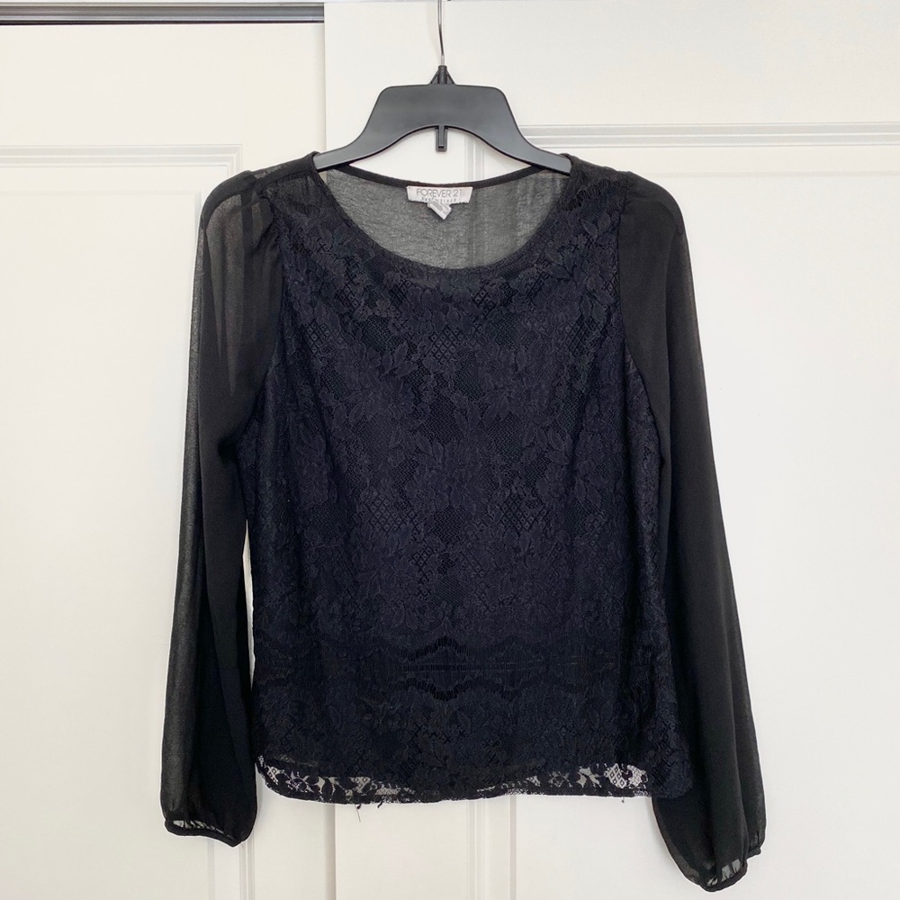 Long Sleeve Lace Front Dress Shirt